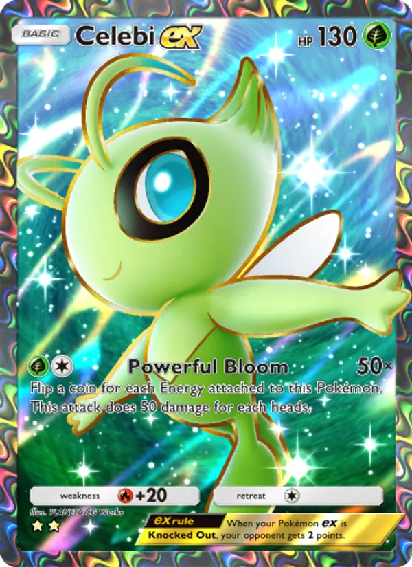Celebi ex — Mythical Island #075 (Pokémon TCG card)