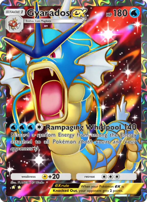 Gyarados ex — Mythical Island #076 (Pokémon TCG card)