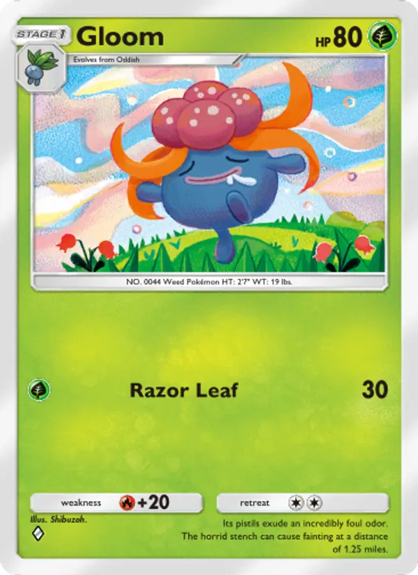 Gloom — Space-Time Smackdown #002 (Pokémon TCG card)