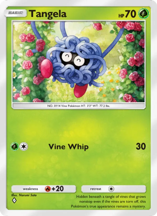 Tangela — Space-Time Smackdown #004 (Pokémon TCG card)