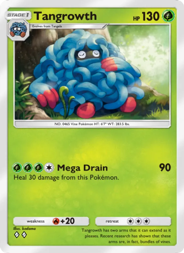 Tangrowth — Space-Time Smackdown #005 (Pokémon TCG card)