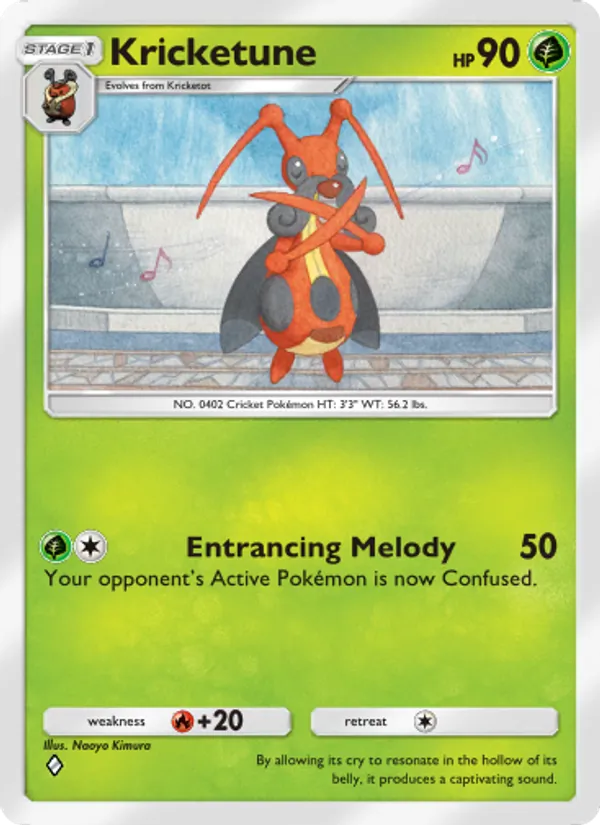 Kricketune — Space-Time Smackdown #014 (Pokémon TCG card)