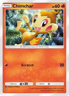 Chimchar (Space-Time Smackdown #027)