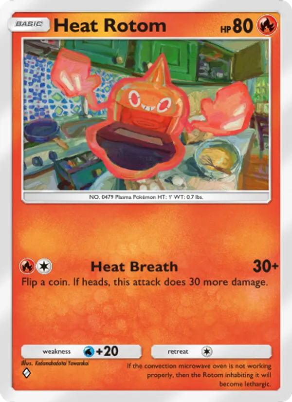 Heat Rotom — Space-Time Smackdown #030 (Pokémon TCG card)