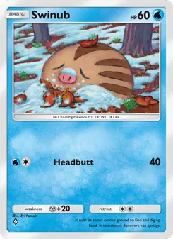 Swinub (Space-Time Smackdown #031)