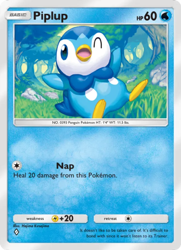 Piplup — Space-Time Smackdown #035 (Pokémon TCG card)