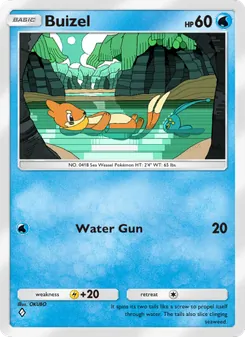 Buizel (Space-Time Smackdown #038)