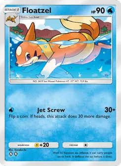 Floatzel (Space-Time Smackdown #039)