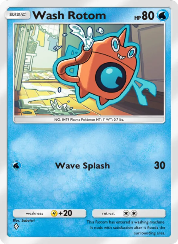 Wash Rotom — Space-Time Smackdown #047 (Pokémon TCG card)