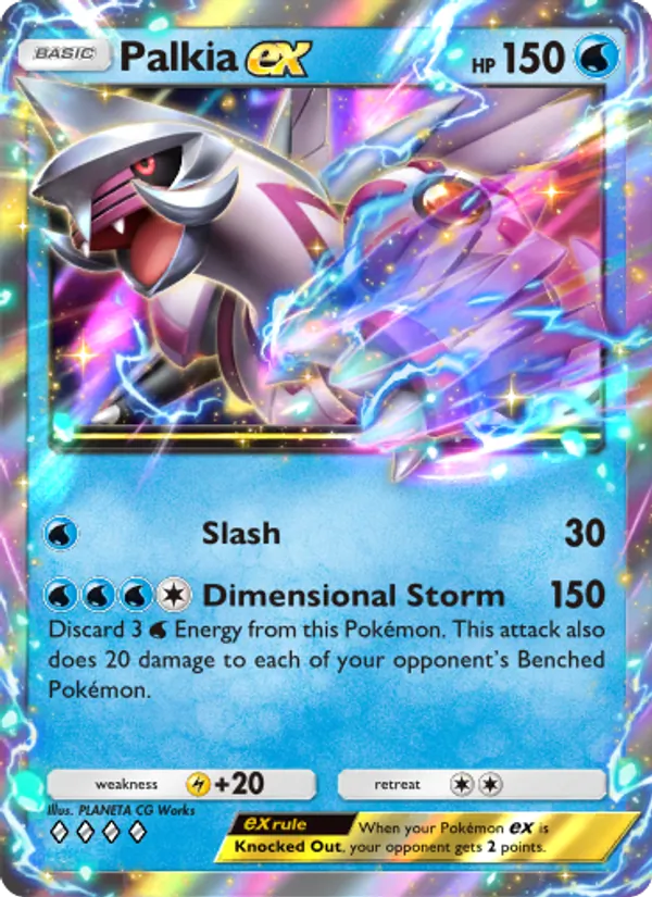 Palkia ex — Space-Time Smackdown #049 (Pokémon TCG card)