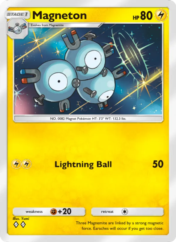Magneton — Space-Time Smackdown #052 (Pokémon TCG card)