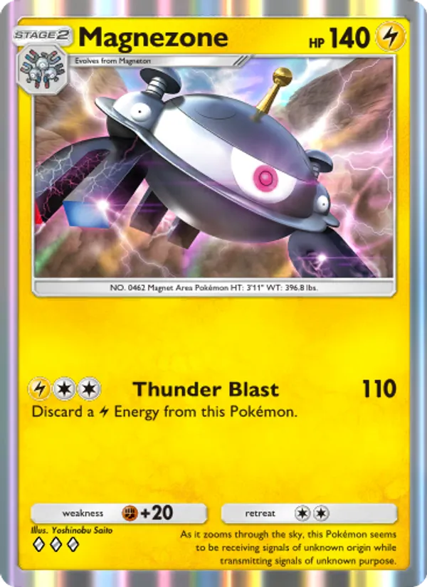 Magnezone — Space-Time Smackdown #053 (Pokémon TCG card)
