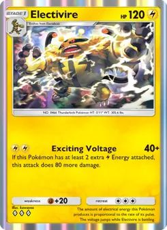Electivire (Space-Time Smackdown #057)