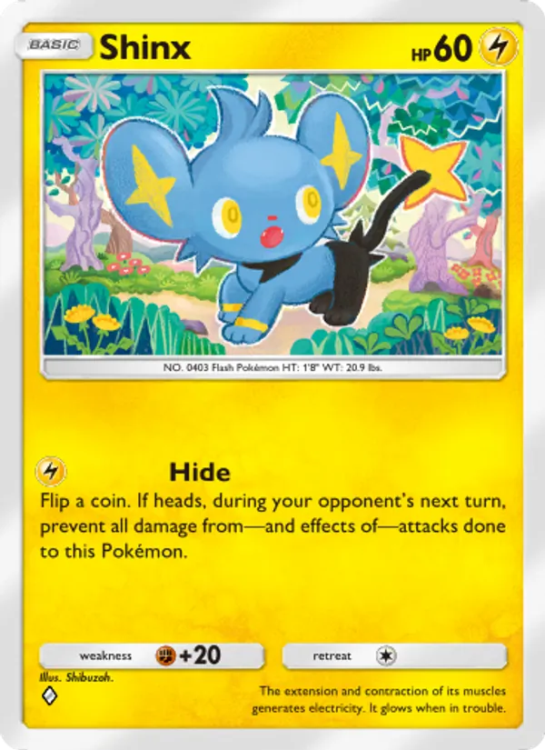 Shinx — Space-Time Smackdown #058 (Pokémon TCG card)