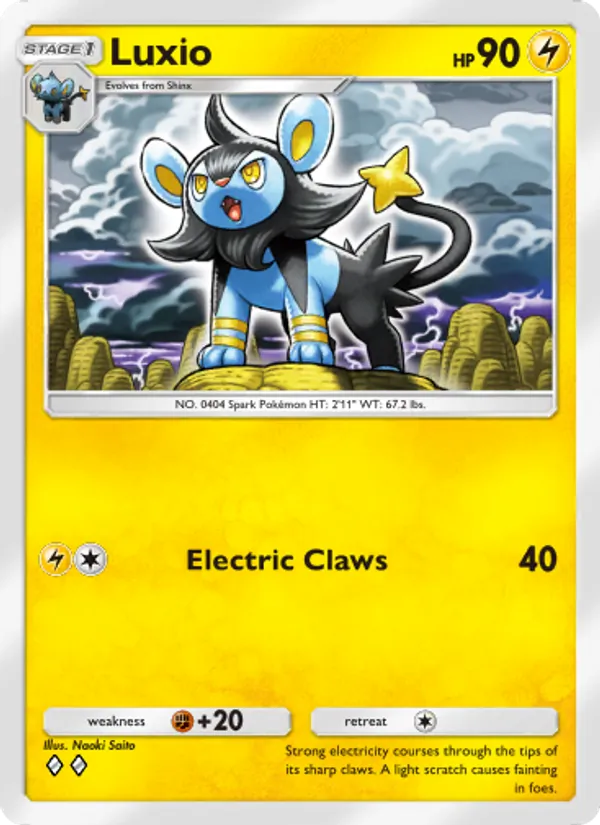 Luxio — Space-Time Smackdown #059 (Pokémon TCG card)