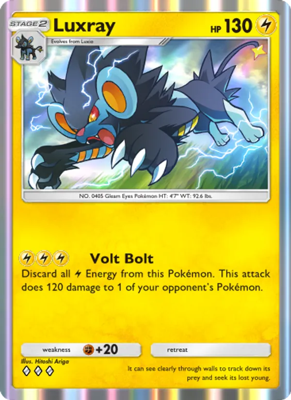 Luxray — Space-Time Smackdown #060 (Pokémon TCG card)