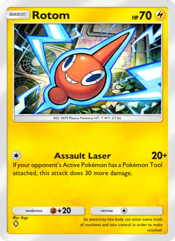 Rotom — Space-Time Smackdown #062 (Pokémon TCG card)