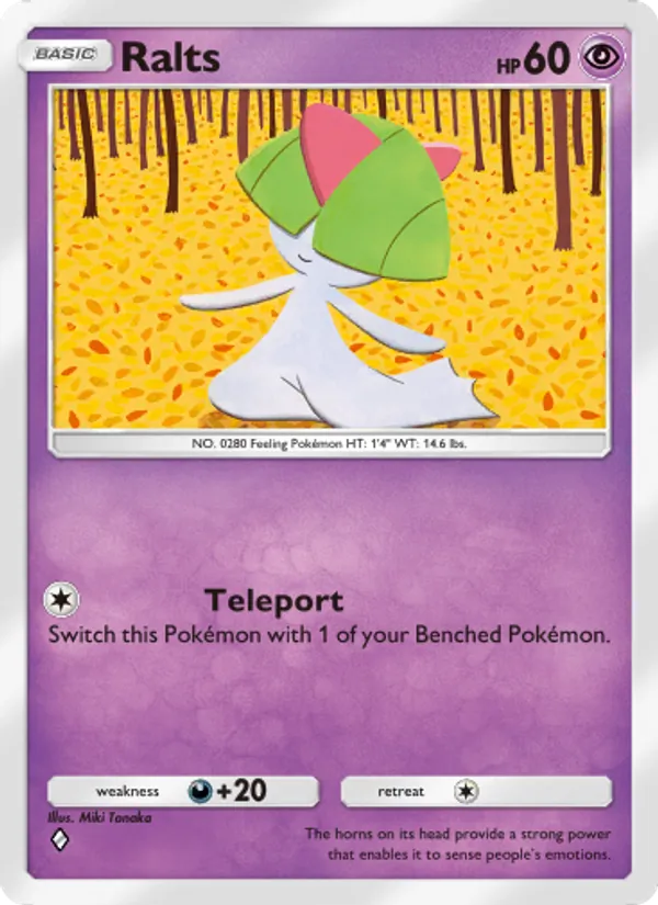 Ralts — Space-Time Smackdown #068 (Pokémon TCG card)