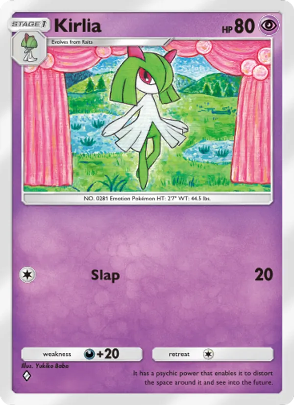 Kirlia — Space-Time Smackdown #069 (Pokémon TCG card)