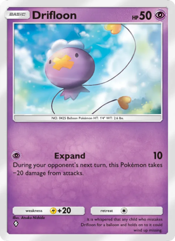 Drifloon — Space-Time Smackdown #073 (Pokémon TCG card)