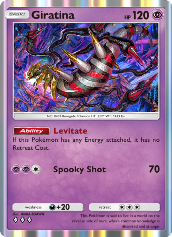 Giratina — Space-Time Smackdown #078 (Pokémon TCG card)