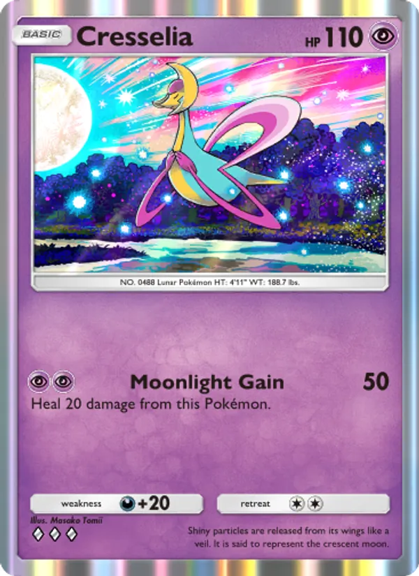 Cresselia — Space-Time Smackdown #079 (Pokémon TCG card)