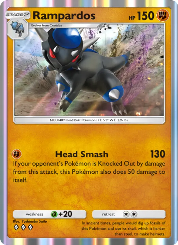 Rampardos — Space-Time Smackdown #089 (Pokémon TCG card)