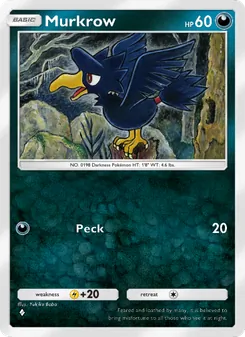 Murkrow (Space-Time Smackdown #096)