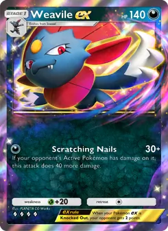 Weavile ex (Space-Time Smackdown #099)
