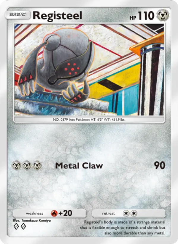Registeel — Space-Time Smackdown #112 (Pokémon TCG card)