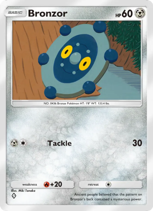 Bronzor — Space-Time Smackdown #116 (Pokémon TCG card)