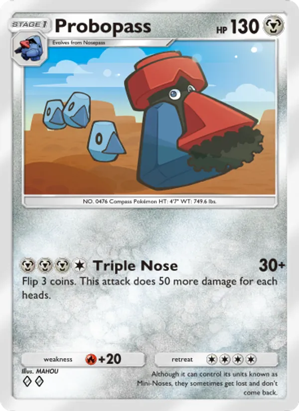 Probopass — Space-Time Smackdown #118 (Pokémon TCG card)