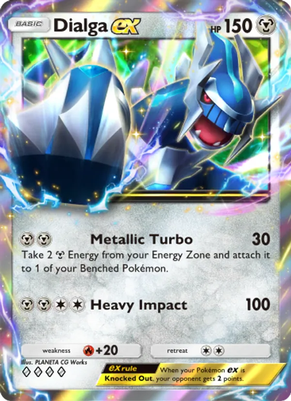 Dialga ex — Space-Time Smackdown #119 (Pokémon TCG card)
