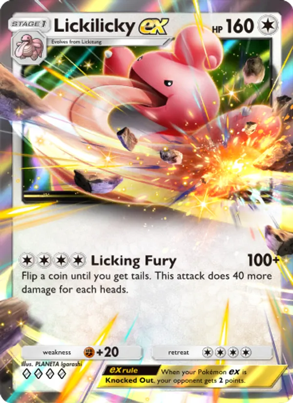 Lickilicky ex — Space-Time Smackdown #125 (Pokémon TCG card)