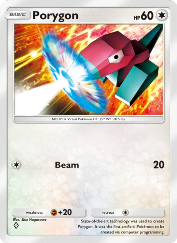 Porygon — Space-Time Smackdown #127 (Pokémon TCG card)