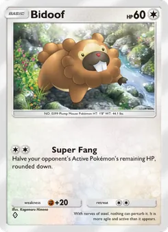 Bidoof (Space-Time Smackdown #135)