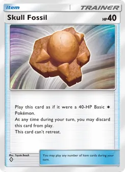 Skull Fossil (Space-Time Smackdown #144)