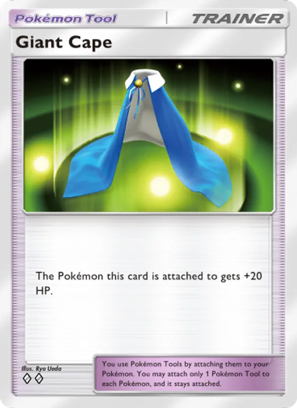 Giant Cape — Space-Time Smackdown #147 (Pokémon TCG card)