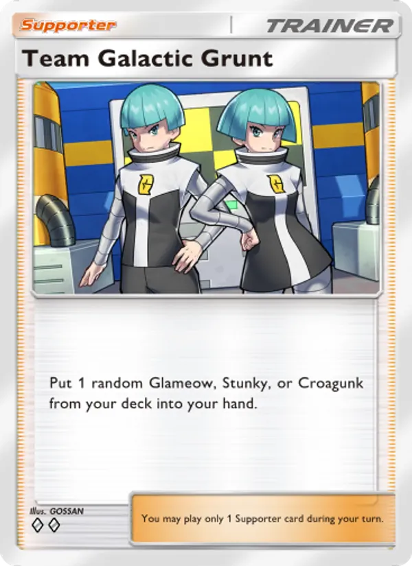 Team Galactic Grunt — Space-Time Smackdown #151 (Pokémon TCG card)