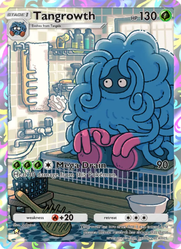 Tangrowth — Space-Time Smackdown #156 (Pokémon TCG card)