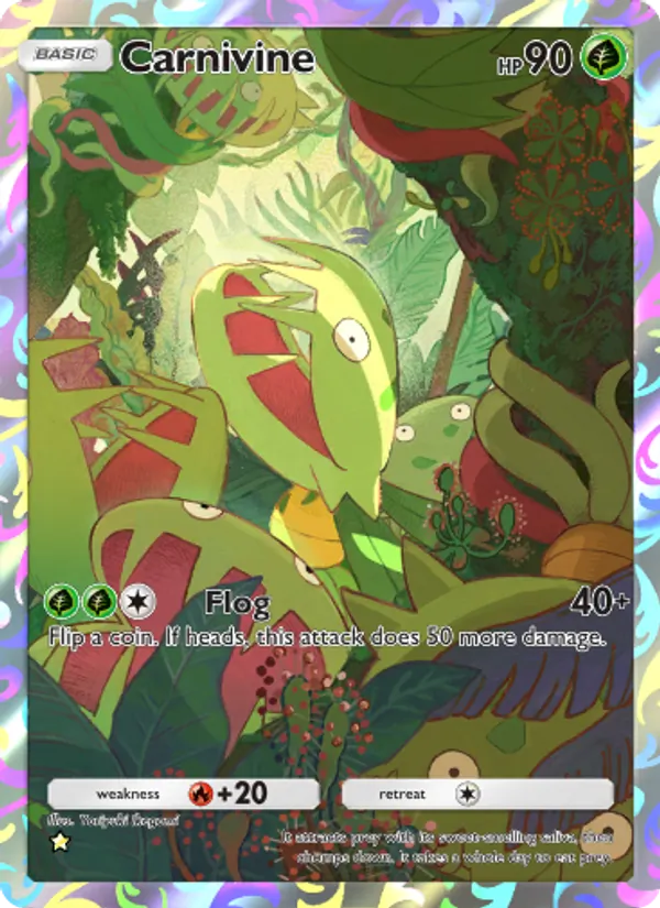 Carnivine — Space-Time Smackdown #158 (Pokémon TCG card)