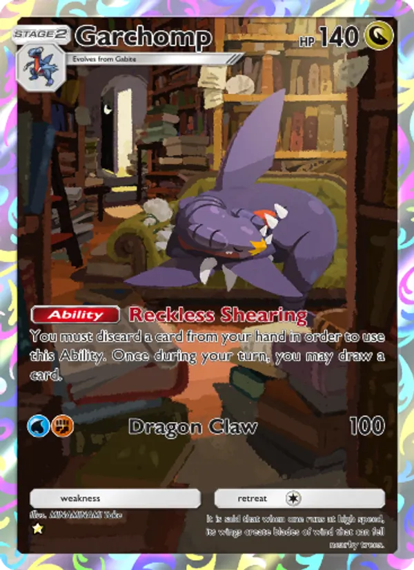 Garchomp — Space-Time Smackdown #175 (Pokémon TCG card)