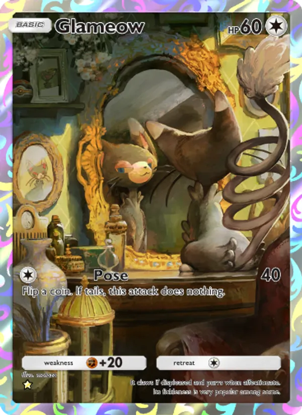 Glameow — Space-Time Smackdown #178 (Pokémon TCG card)
