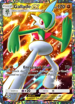 Gallade ex (Space-Time Smackdown #185)