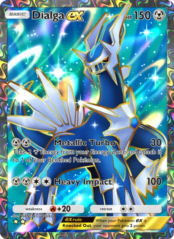 Dialga ex — Space-Time Smackdown #188 (Pokémon TCG card)