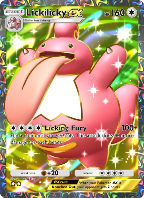 Lickilicky ex — Space-Time Smackdown #189 (Pokémon TCG card)