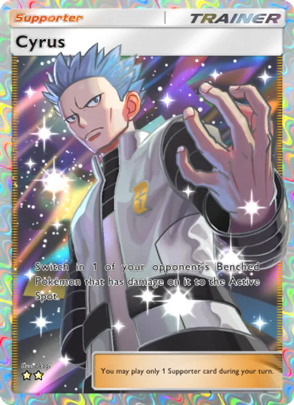 Cyrus — Space-Time Smackdown #190 (Pokémon TCG card)