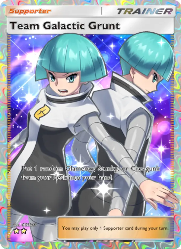 Team Galactic Grunt — Space-Time Smackdown #191 (Pokémon TCG card)