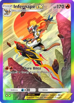 Infernape ex (Space-Time Smackdown #197)