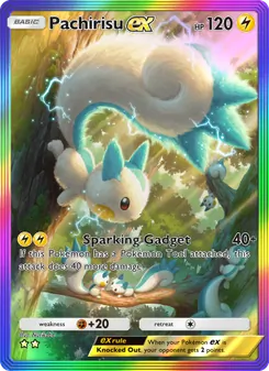Pachirisu ex (Space-Time Smackdown #198)